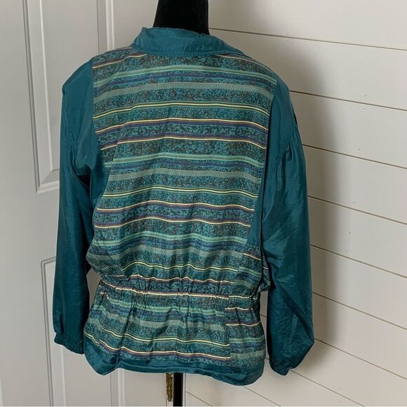 Vintage 100% silk Stunt Sport Track suit dead stock 90s woman’s medium - Picture 3 of 16